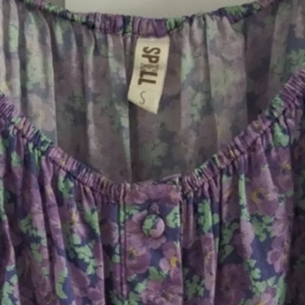 ❌SOLD❌Spell Designs: Wildflower Cami Size S - Picture 7 of 9
